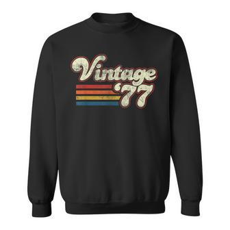 Vintage 1977 46 Birthday Sweatshirt | Mazezy