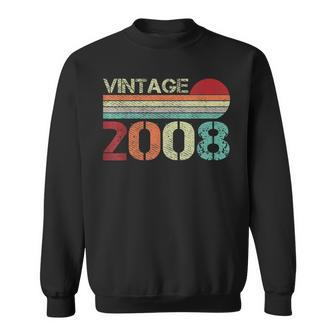 Vintage 2008 Funny 13 Years Old Boys And Girls 13Th Birthday Sweatshirt | Mazezy