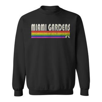 Vintage 80S Style Miami Gardens Fl Gay Pride Month Sweatshirt | Mazezy