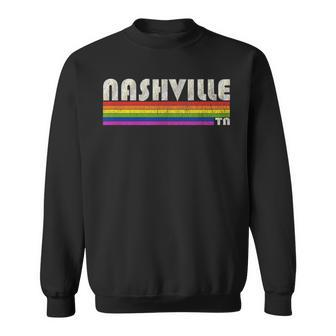 Vintage 80S Style Nashville Tn Gay Pride Month Sweatshirt | Mazezy