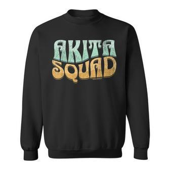 Vintage Akita Squad - Akita Dog Sweatshirt | Mazezy