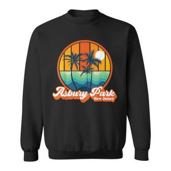 Vintage Asbury Park New Jersey Summer 90S Beach Souvenirs Sweatshirt | Mazezy