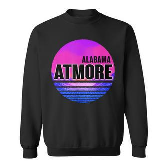 Vintage Atmore Vaporwave Alabama Sweatshirt | Mazezy