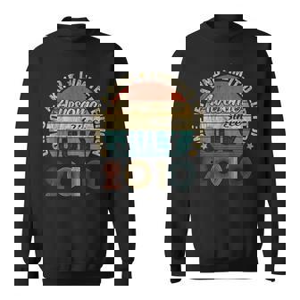 Vintage Awesome Since July 2010 13Th Birthday Gifts For Men Sweatshirt - Seseable