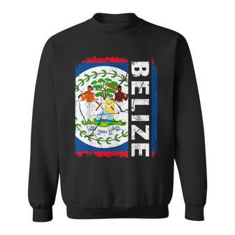 Vintage Belizean Flag Belize Pride Roots Heritage Sweatshirt - Monsterry