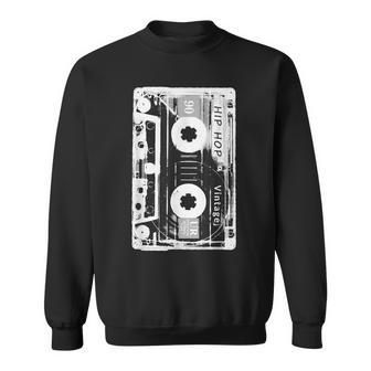 Vintage Cassette Tape Hip Hop Music 80S 90S Retro Distressed Sweatshirt | Mazezy