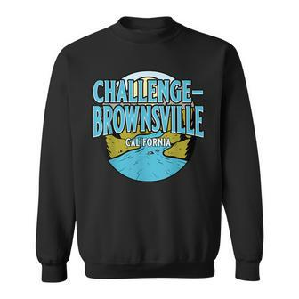 Vintage Challenge-Brownsville California River Valley Print Sweatshirt | Mazezy