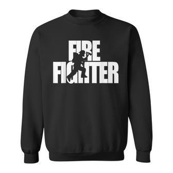 Vintage Classic Fireman Gift Idea Proud Firefighter Pride Sweatshirt | Mazezy