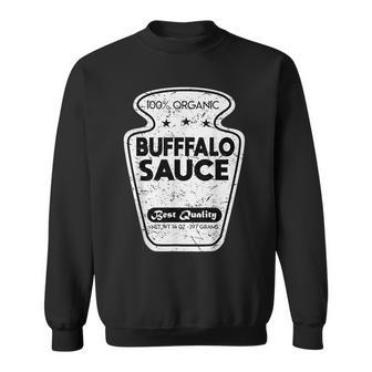 Vintage Condiment Buffalo Sauce Costume Funny Halloween Gift Gifts For Buffalo Lovers Funny Gifts Sweatshirt | Mazezy