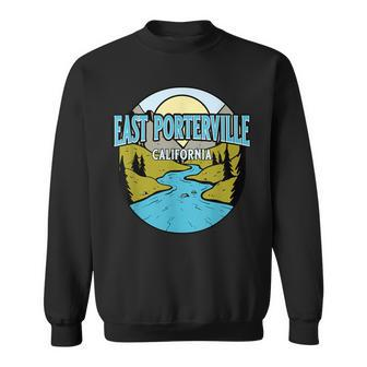 Vintage East Porterville California River Valley Print Sweatshirt | Mazezy