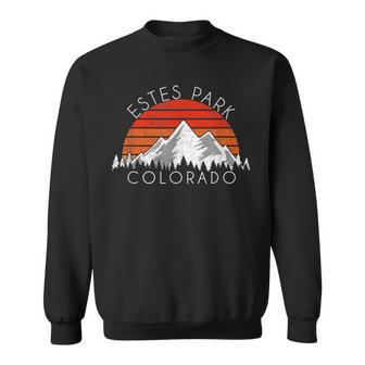 Vintage Estes Park Colorado Retro Distressed Sweatshirt | Mazezy