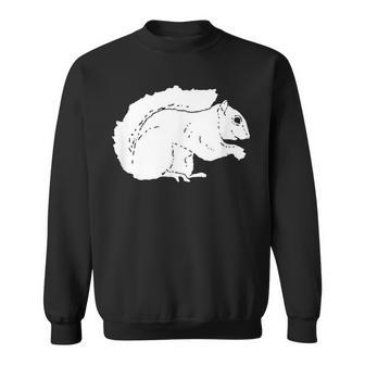 Vintage Forest Animals Cute American Gray Squirrel Sweatshirt | Mazezy