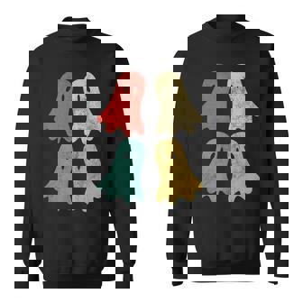 Vintage Ghost Halloween Costume Gift Idea Halloween Funny Gifts Sweatshirt | Mazezy