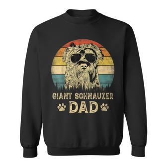Vintage Giant Schnauzer Dad Dog Lovers Fathers Day Sweatshirt | Mazezy