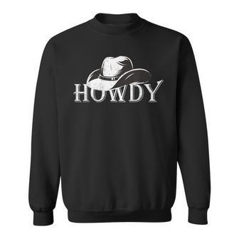Vintage Howdy Rodeo Western Country Southern Cowboy Cowgirl Sweatshirt