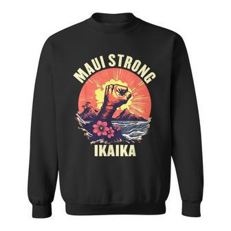 Vintage Ikaika Strong Maui Hawaii Island I Love Hawaii Sweatshirt | Mazezy