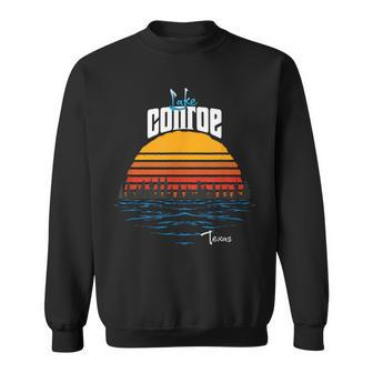 Vintage Lake Conroe Texas Souvenir Sweatshirt | Mazezy DE