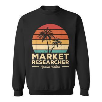 Vintage Market Researcher Special Edition Marketing Sweatshirt | Mazezy