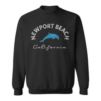 Vintage Newport Beach Ca Dolphin T Sweatshirt | Mazezy