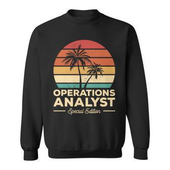 Vintage Operations Analyst Sweatshirt | Mazezy