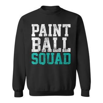 Vintage Paintball Squad Team Game Player Sweatshirt | Mazezy