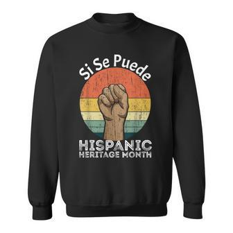 Vintage Hispanic Pride National Hispanic Heritage Month Sweatshirt - Monsterry UK