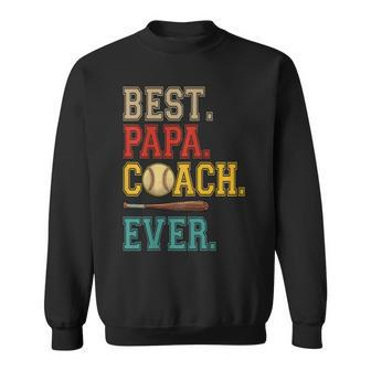 Vintage Papa Coach Ever Costume Baseball Player Coach  Sweatshirt
