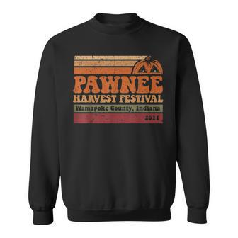 Vintage Pawnee Harvest Festival Parks And Rec Sweatshirt - Thegiftio UK