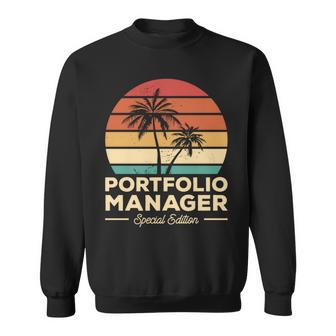 Vintage Portfolio Manager Sweatshirt | Mazezy