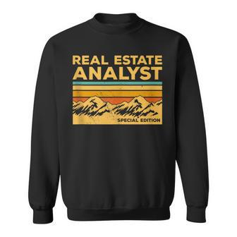 Vintage Real Estate Analyst Sweatshirt | Mazezy