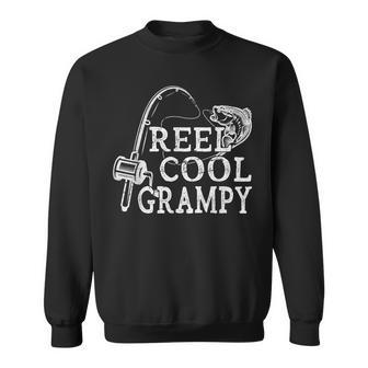 Vintage Reel Cool Grampy Fishing Gift For Dad Or Grandpa Gift For Mens Sweatshirt | Mazezy