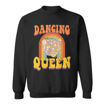 Vintage Retro Dancing Queens Bachelorette Party Matching Sweatshirt | Mazezy