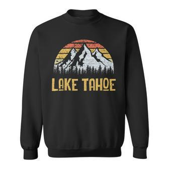 Vintage Retro Lake Tahoe California Nevada T Sweatshirt | Mazezy