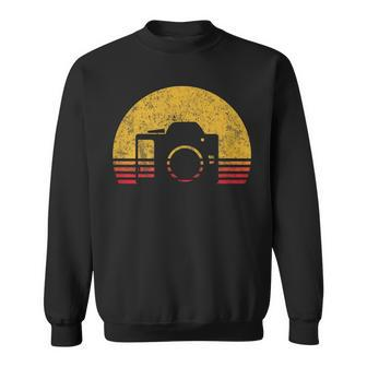 Vintage Retro Sunset Camera Photographer Gift Sweatshirt | Mazezy