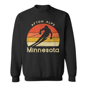 Vintage Ski Afton Alps Minnesota Mountain Sweatshirt | Mazezy