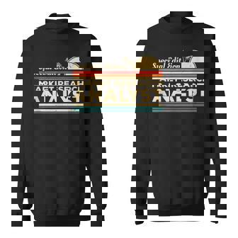 Vintage Special Edition Market Research Analyst Marketing Sweatshirt | Mazezy