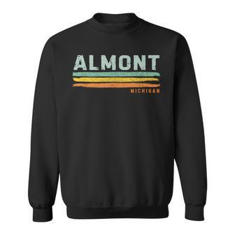 Vintage Stripes Almont Mi Sweatshirt | Mazezy CA