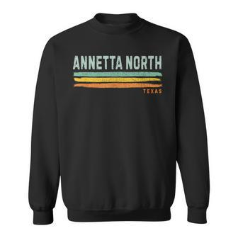 Vintage Stripes Annetta North Tx Sweatshirt | Mazezy
