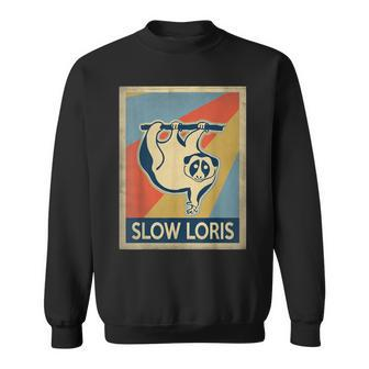 Vintage Style Slow Loris Sweatshirt | Mazezy DE
