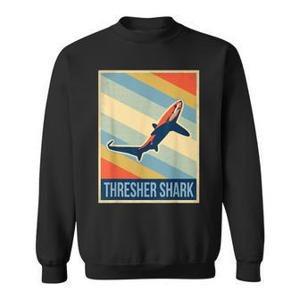 Vintage Thresher Shark Gifts For Shark Lovers Funny Gifts Sweatshirt | Mazezy