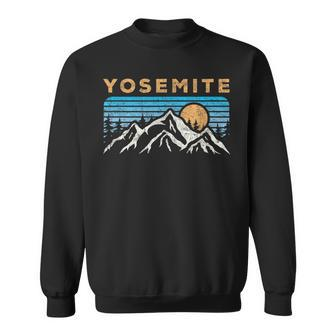 Vintage Yosemite California Retro National Park Souvenir Sweatshirt - Seseable