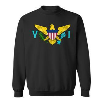Virgin-Islands-Seal Caribbean-Sea Atlantic-Ocean Sweatshirt | Mazezy