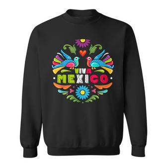 Viva Mexico Patriot Mexican Independence Day Peacock Animal Sweatshirt - Seseable