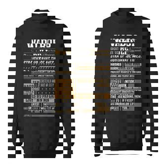 Waldrop Name Gift Waldrop Born To Rule Sweatshirt - Seseable