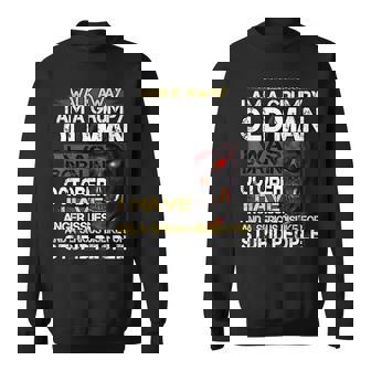 Walk Away I Am A Grumpy Old Man I Was Born In October Old Man Funny Gifts Sweatshirt | Mazezy