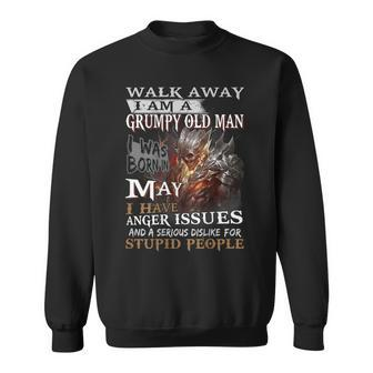 Walk Away Im A Grumpy Old Man I Was Born In May Gift For Mens Sweatshirt | Mazezy