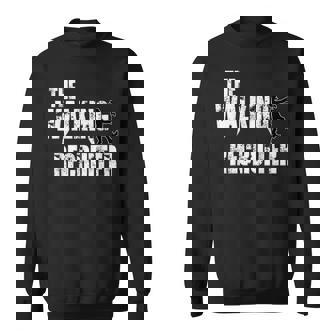 Walking Recruiter Funny Joke Hire Recruit Scary Zombie Sweatshirt | Mazezy