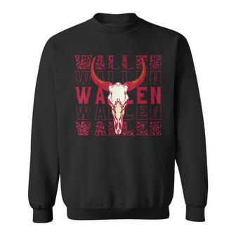 Wallen Western Wallen Bullhead Cowboy Wallen Sweatshirt - Monsterry DE