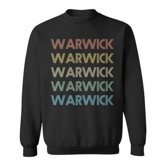 Warwick Rhode Island Pride Vintage State Ri Retro 70S Sweatshirt | Mazezy