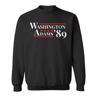 Washington Adams 1789 American Presidents Day Us History Sweatshirt | Mazezy UK